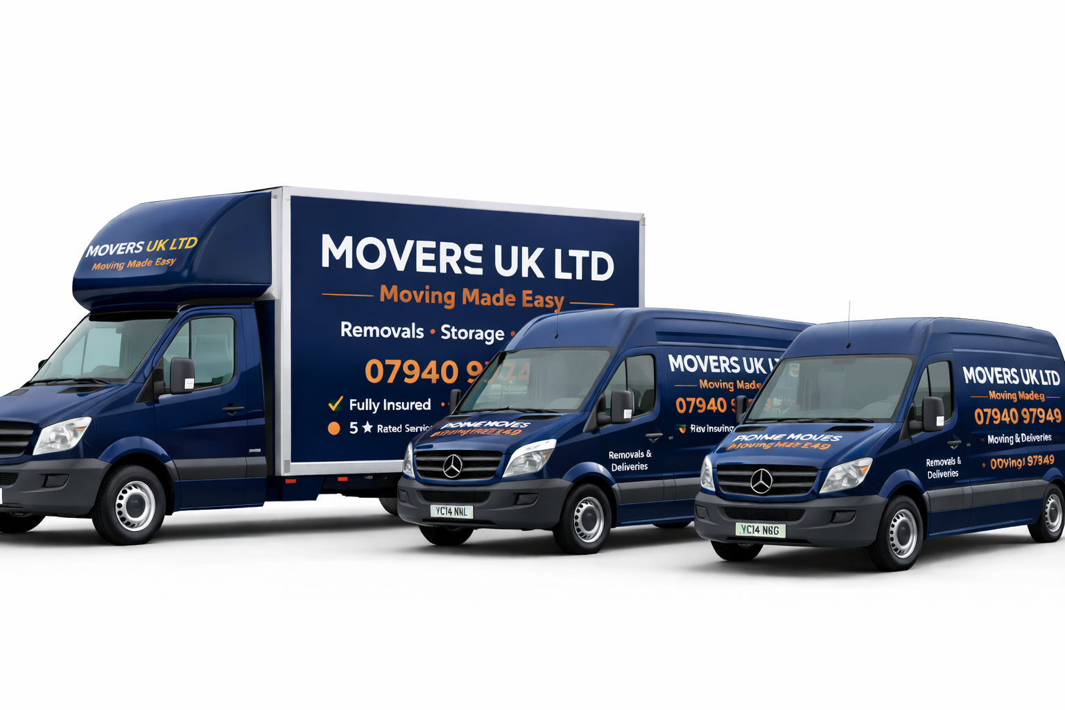 Movers UK Ltd removal vehicles